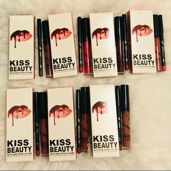 Kiss Beauty Other - 7 Kiss Beauty Matte Liquid Lipsticks